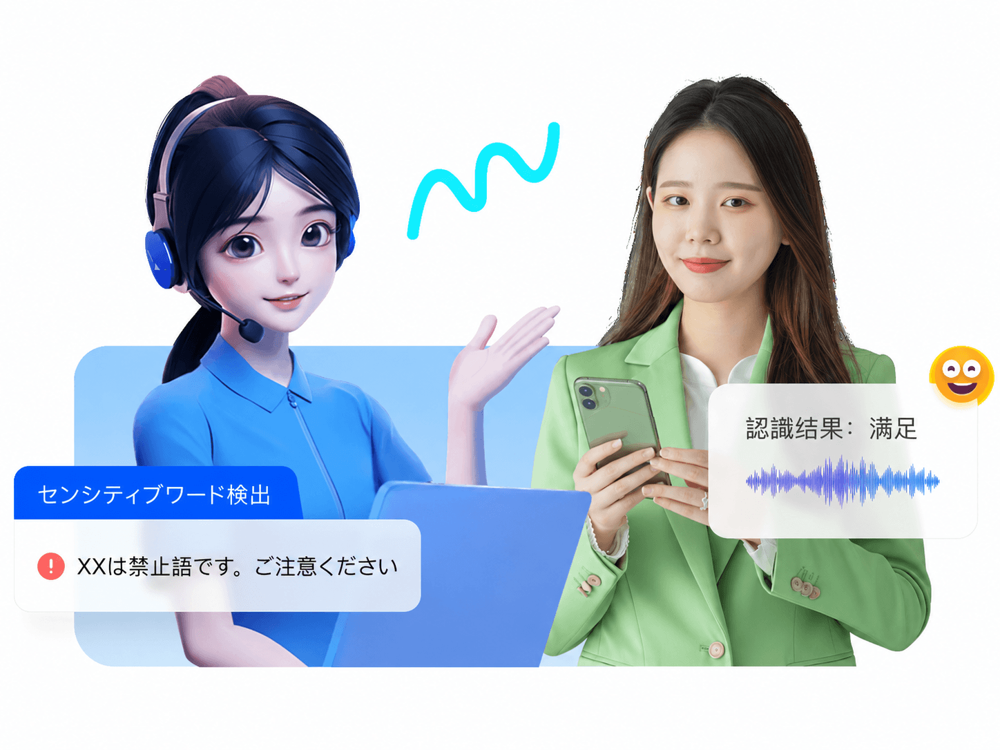 ビデオ窓口業務｜付加価値機能でオペレーター応対品質向上