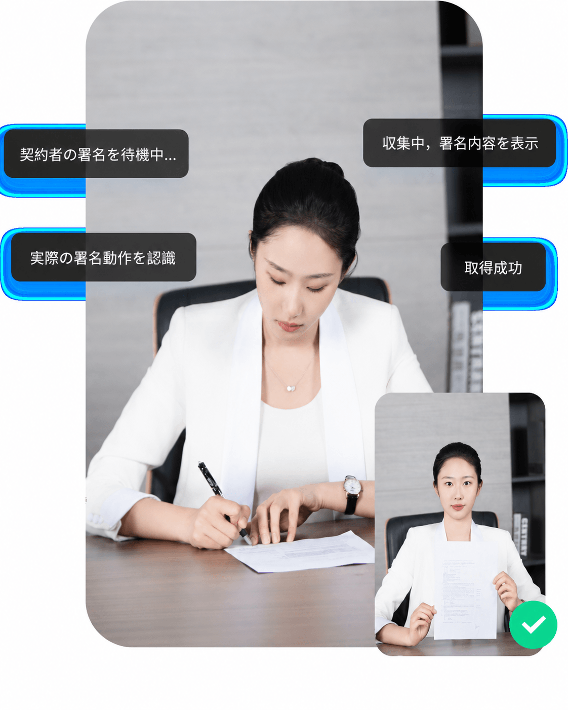 音声動画プラットフォーム｜サイン認識による業務リスク低減