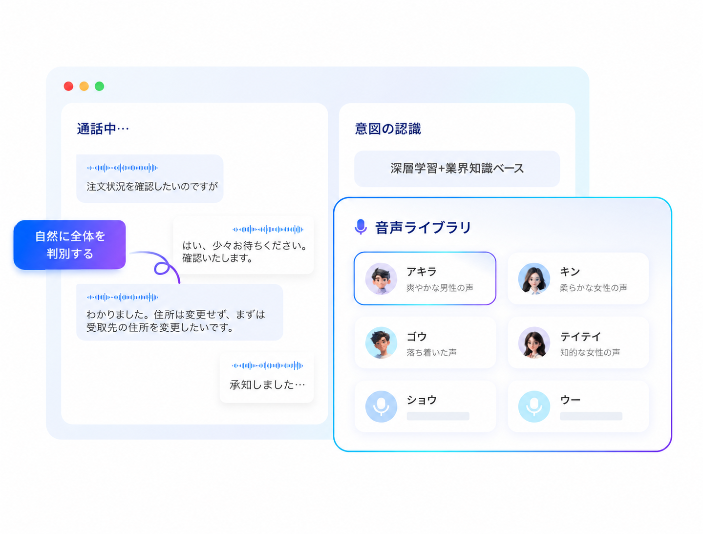 自然音声対話