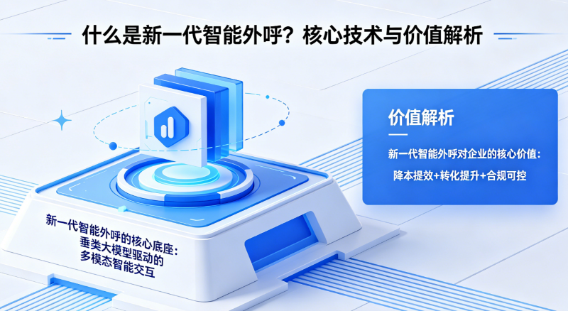 什么是新一代智能外呼？核心技术与价值解析