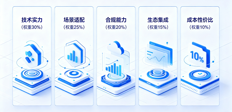 核心评测维度与权重占比划分