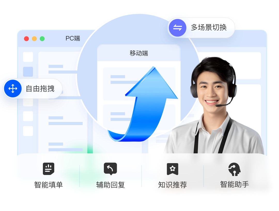Omnichannel call center-One-stop workbenchIntelligent assistance to enhance efficiency for agents