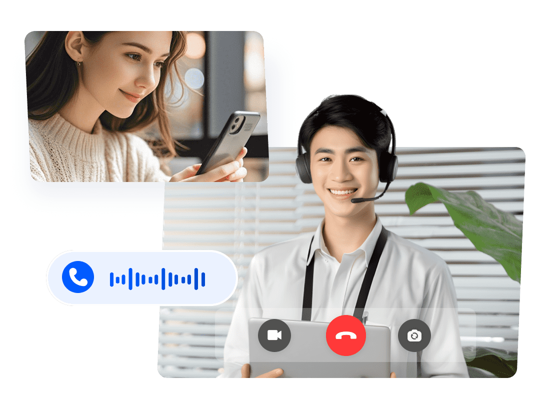 5G Video Customer Service-Call‑to‑Video