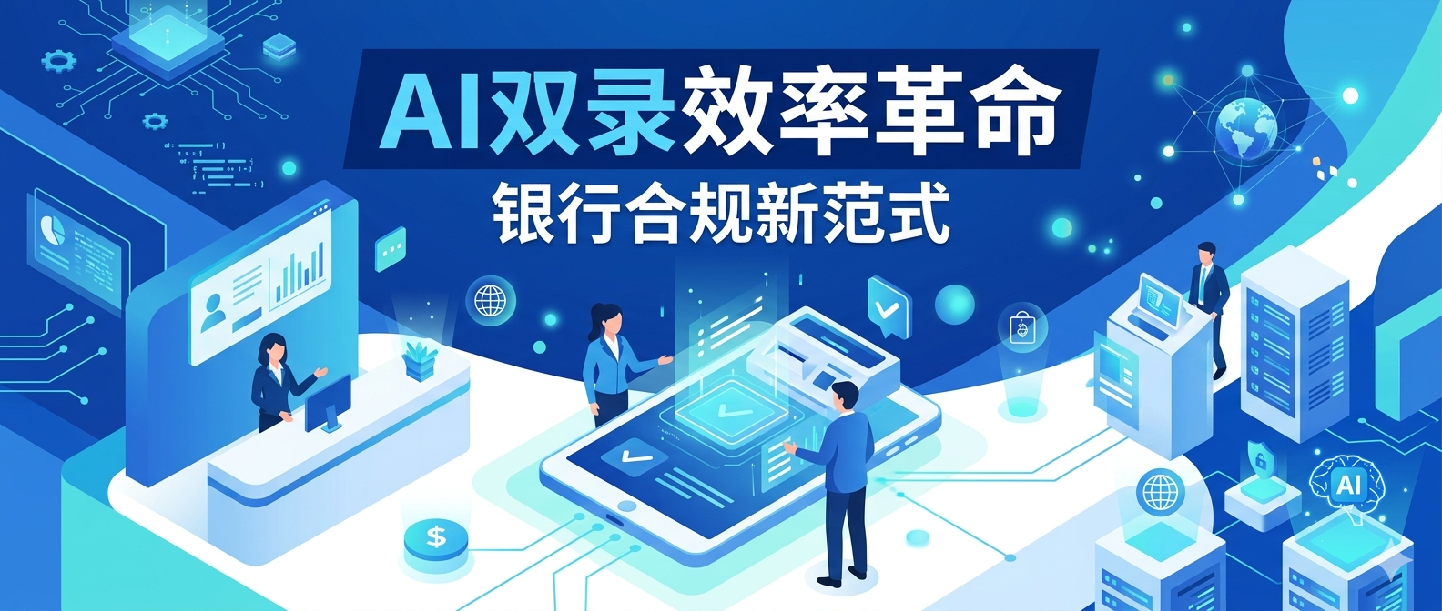 银行双录效率革命：2026 AI辅助双录系统功能与案例