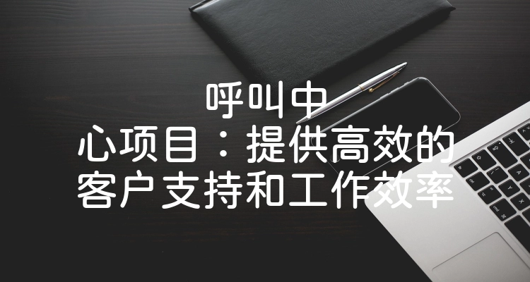 呼叫中心项目：提供高效的客户支持和工作效率
