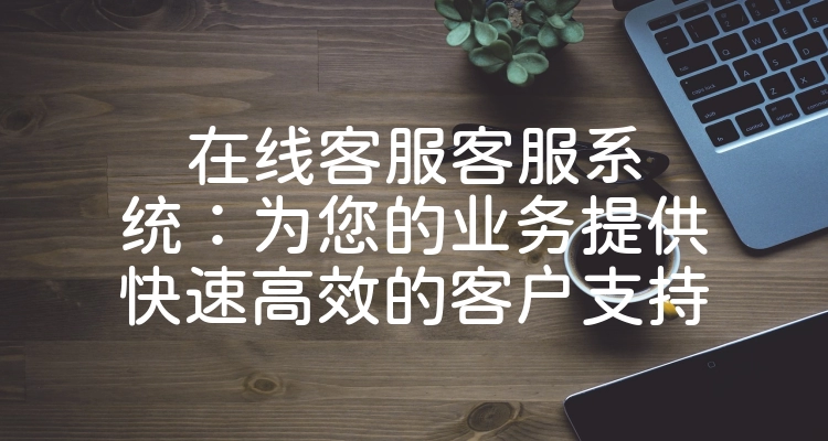 在线客服客服系统：为您的业务提供快速高效的客户支持