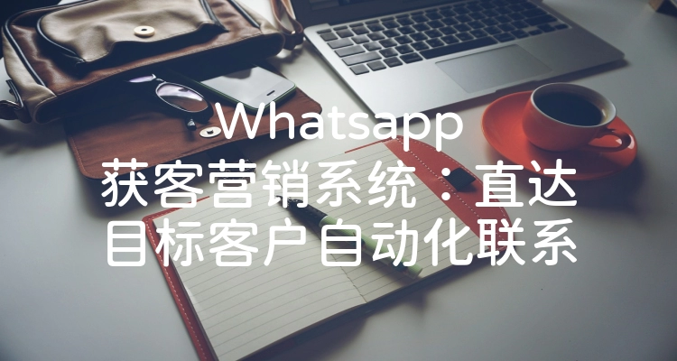 Whatsapp获客营销系统：直达目标客户自动化联系