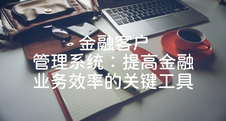金融客户管理系统：提高金融业务效率的关键工具