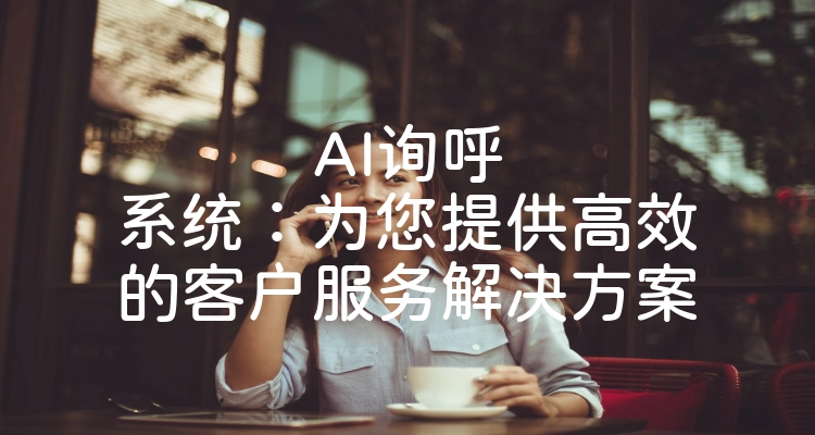 AI询呼系统：为您提供高效的客户服务解决方案