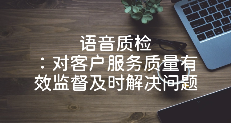 语音质检：对客户服务质量有效监督及时解决问题