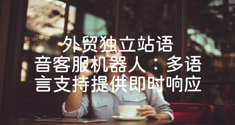 外贸独立站语音客服机器人：多语言支持提供即时响应